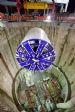Lowering of Crossrail TBM at Limmo Peninsula Canning Town London